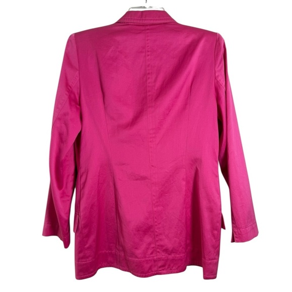 Escada Margaretha Ley Pink Blazer Jacket Size 40 = Medium Vintage 80s 90s - Picture 3 of 11
